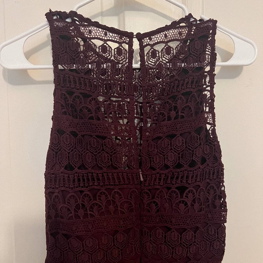 Forever New - Burgundy high low dress